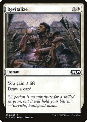 Revitalize M19 35 NM Magic: The Gathering