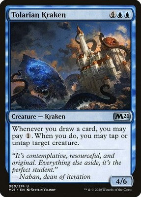Tolarian Kraken M21 80 NM Magic: The Gathering
