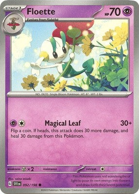 Floette 092/198 SV01: Scarlet & Violet Base Set Reverse Holofoil Pokémon TCG