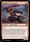 Kolaghan Warmonger MAT 17 Foil NM Magic: The Gathering