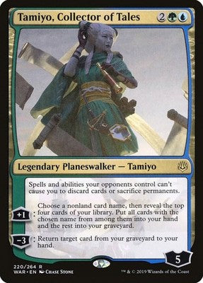 Tamiyo, Collector of Tales WAR 220 NM Magic: The Gathering