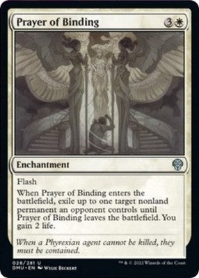 Prayer of Binding DMU 28 NM Magic: The Gathering