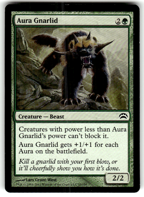 Aura Gnarlid Planechase 2012 55 C Magic: The Gathering Near Mint