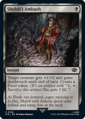 Shelob's Ambush LTR 108 NM Magic: The Gathering
