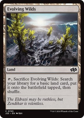 Evolving Wilds J25 765 NM Magic: The Gathering