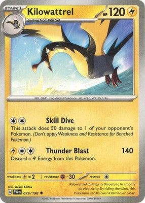 Kilowattrel 079/198 SV01: Scarlet & Violet Base Set Pokémon TCG
