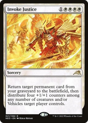 Invoke Justice NEO 21 NM Magic: The Gathering