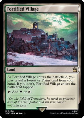 Fortified Village WHO 280 NM Magic: The Gathering