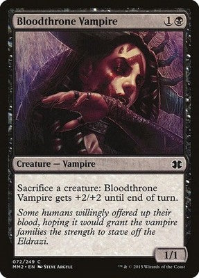 Bloodthrone Vampire MM2 72 NM Magic: The Gathering