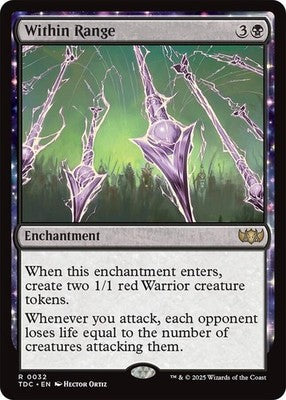 Within Range TDC 32 NM Magic: The Gathering