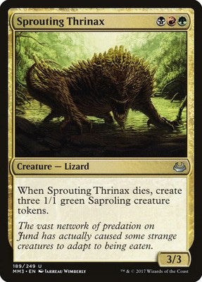 Sprouting Thrinax MM3 189 NM Magic: The Gathering
