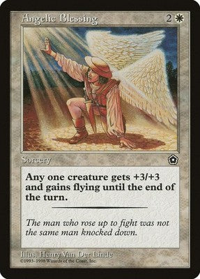 Angelic Blessing P02 9 LP Magic: The Gathering