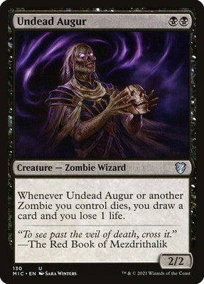 Undead Augur MIC 130 NM Magic: The Gathering