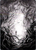 Forest Art Card (81/81) 81 Art Series: Innistrad: Midnight Hunt MTG NM