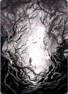 Forest Art Card (81/81) 81 Art Series: Innistrad: Midnight Hunt MTG NM