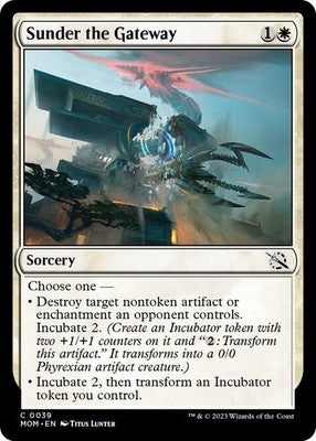 Sunder the Gateway MOM 39 NM Magic: The Gathering