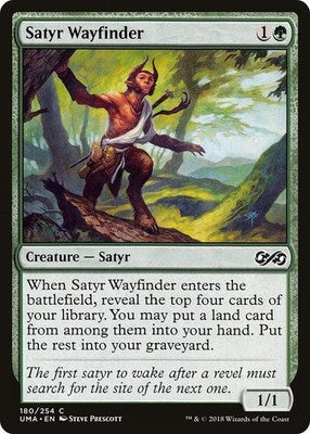 Satyr Wayfinder UMA 180 NM Magic: The Gathering