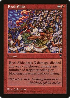 Rock Slide VIS 92 LP Magic: The Gathering