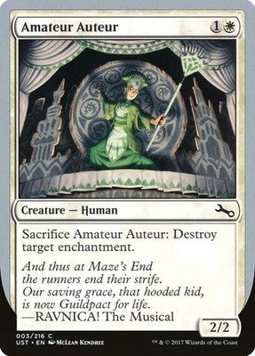 Amateur Auteur UST 3a NM Magic: The Gathering