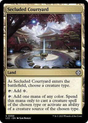 Secluded Courtyard LCC 350 NM Magic: The Gathering