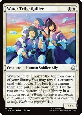 Water Tribe Rallier TLA 42 Foil NM Magic: The Gathering