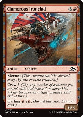 Clamorous Ironclad DFT 117 NM Magic: The Gathering