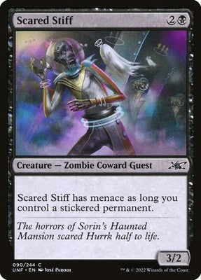 Scared Stiff UNF 90 NM Magic: The Gathering