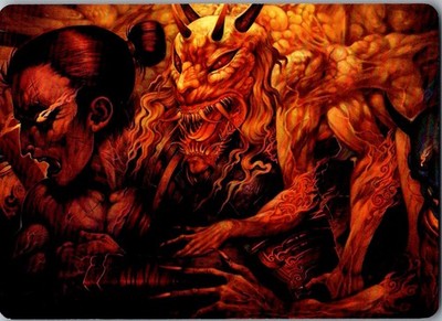 Gift of Wrath Art Card 11 Art Series: Kamigawa: Neon Dynasty MTG LP