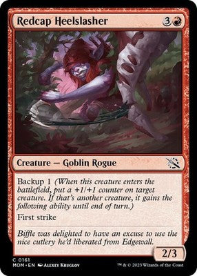Redcap Heelslasher MOM 161 NM Magic: The Gathering