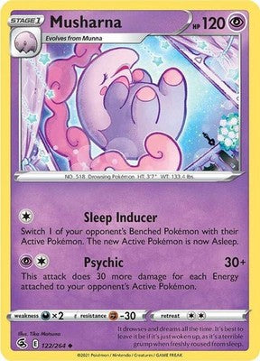 Musharna 122/264 SWSH08: Fusion Strike Pokémon TCG