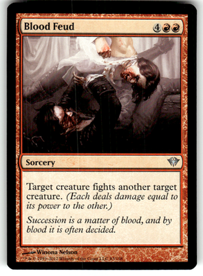 Blood Feud Dark Ascension 83 U Magic: The Gathering Near Mint