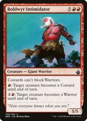 Boldwyr Intimidator BBD 169 NM Magic: The Gathering