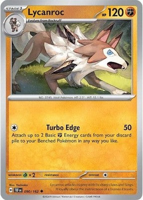 Lycanroc 090/162 SV05: Temporal Forces Pokémon TCG