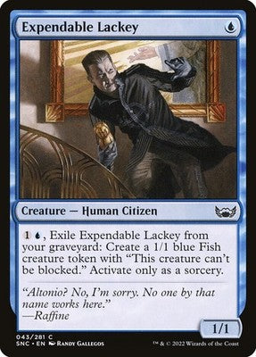Expendable Lackey SNC 43 NM Magic: The Gathering