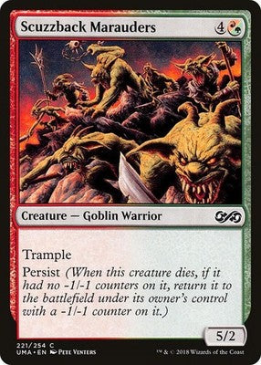 Scuzzback Marauders UMA 221 NM Magic: The Gathering