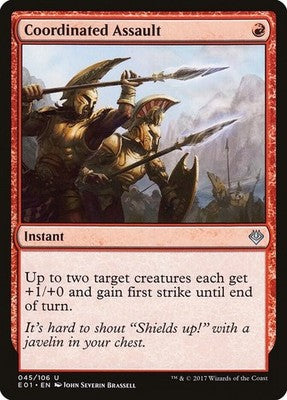 Coordinated Assault E01 45 NM Magic: The Gathering