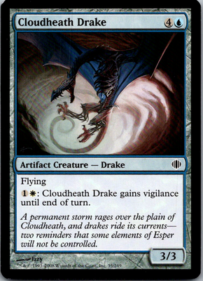 Cloudheath Drake Shards of Alara 35 C Magic: The Gathering Lightly Played