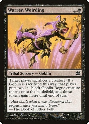 Warren Weirding MMA 104 NM Magic: The Gathering