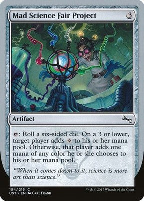 Mad Science Fair Project UST 154 NM Magic: The Gathering