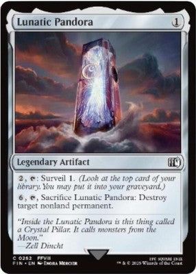 Lunatic Pandora FIN 262 Foil NM Magic: The Gathering
