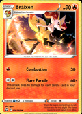 Braixen Silver Tempest 026/195 Uncommon Pokémon — English Lightly Played
