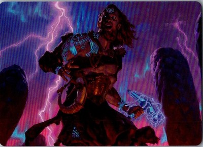 Toralf, God of Fury Art Card 39 Art Series: Kaldheim Magic: The Gathering NM