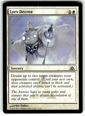 Lyev Decree Dragon's Maze 3 C Magic: The Gathering Near Mint