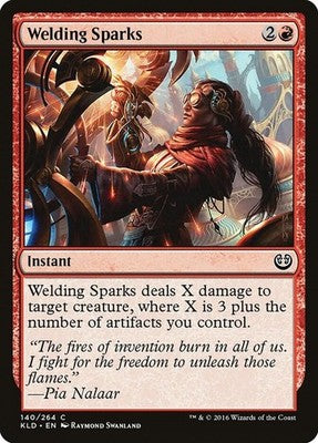 Welding Sparks KLD 140 NM Magic: The Gathering