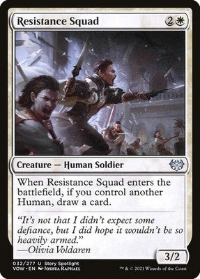 Resistance Squad VOW 32 LP Magic: The Gathering