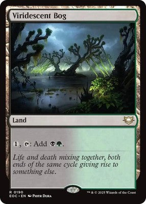 Viridescent Bog EOC 190 NM Magic: The Gathering