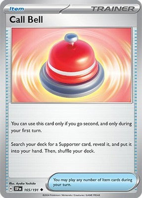 Call Bell 165/191 SV08: Surging Sparks Reverse Holofoil Pokémon TCG