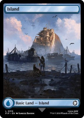 Island PIP 319 NM Magic: The Gathering