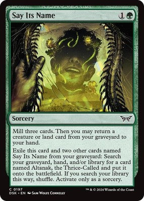 Say Its Name DSK 197 NM Magic: The Gathering
