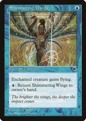 Shimmering Wings TMP 87 LP Magic: The Gathering